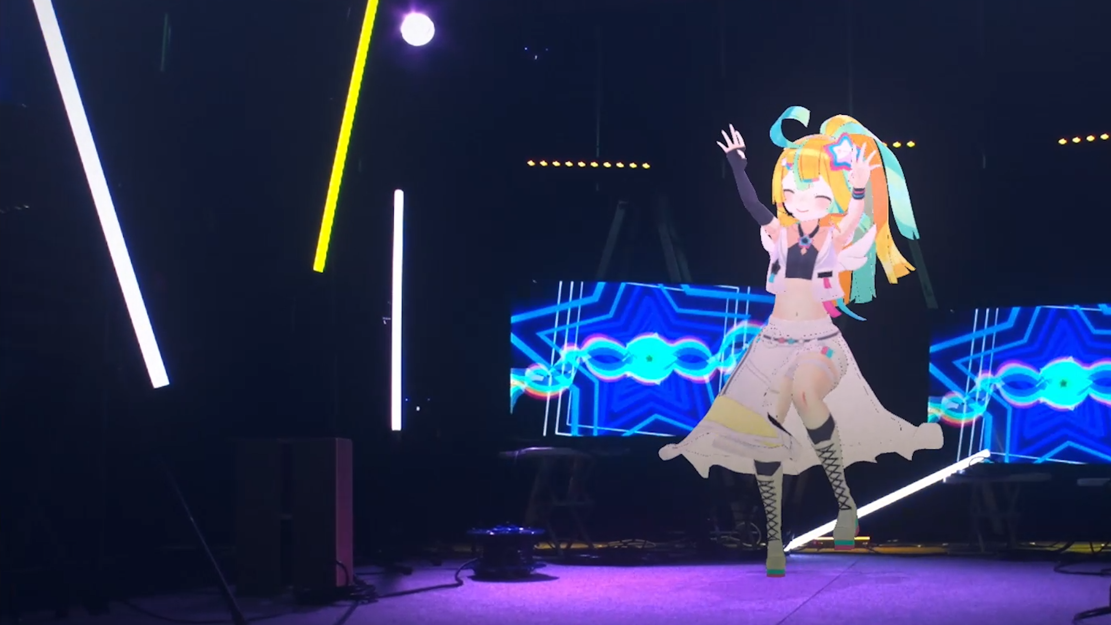 ARライブの様子（8月31日放送）