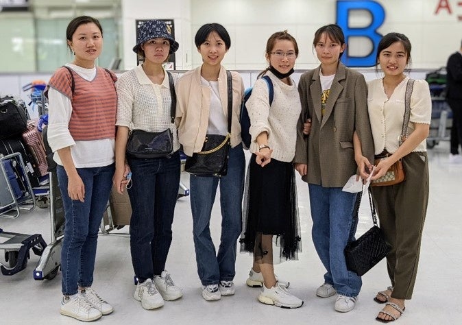 ベトナムから来日した特定技能外国人（5月26日）※写真撮影時のみマスクを外しています 