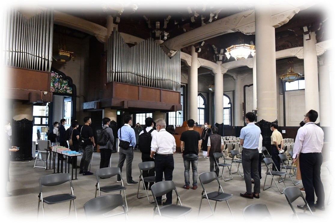 テンプルモーニング「活力ワード」の風景