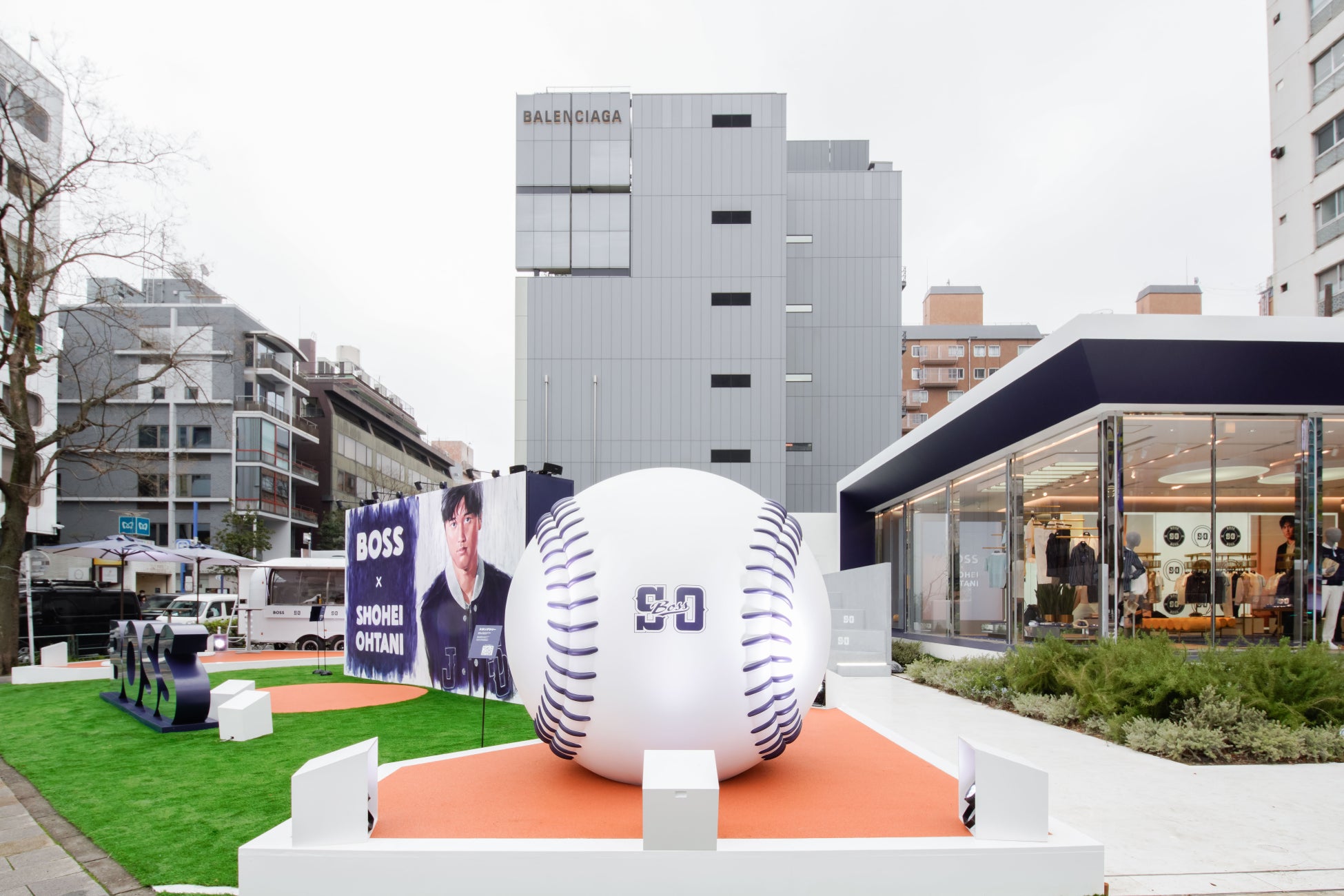 BOSS X SHOHEI OHTANI POP UP STORE:大谷選手へのメッセージを記念に BOSS X SHOHEI OHTANI POP UP STORE:大谷選手へのメッセージを記念に