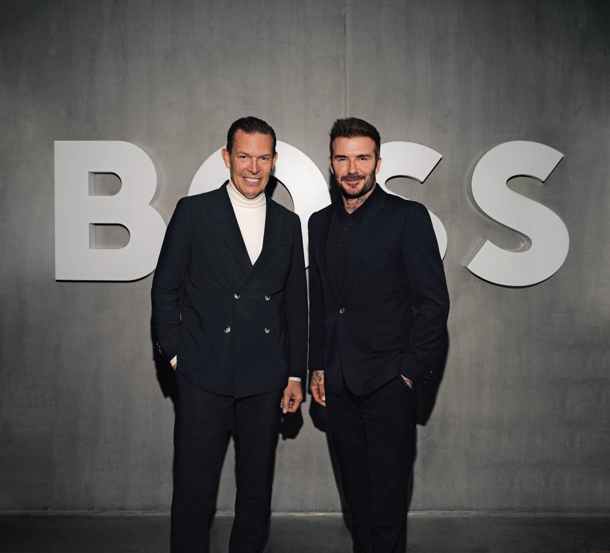 【デビッド・ベッカムさんコラボ商品】HUGOBOSSコットン Tシャツ Beckham x BOSS campaign | Men | HUGO BOSS