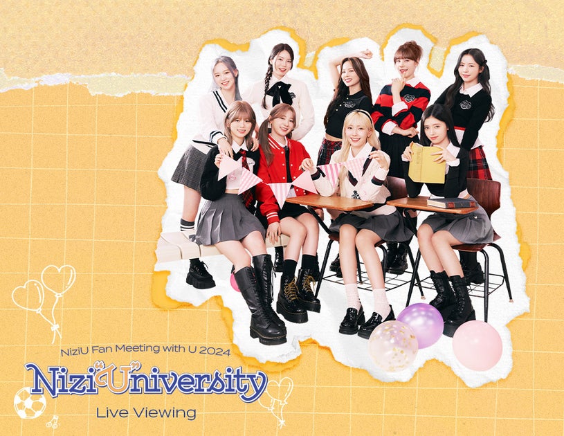 NiziU Fan Meeting 2024 Live Viewing Nationwide in Cinemas! Experience NiziU’s Charm on Big Screen with Special Gifts NiziU Fan Meeting 2024 Live Viewing Nationwide in Cinemas! Experience NiziU’s Charm on Big Screen with Special Gifts