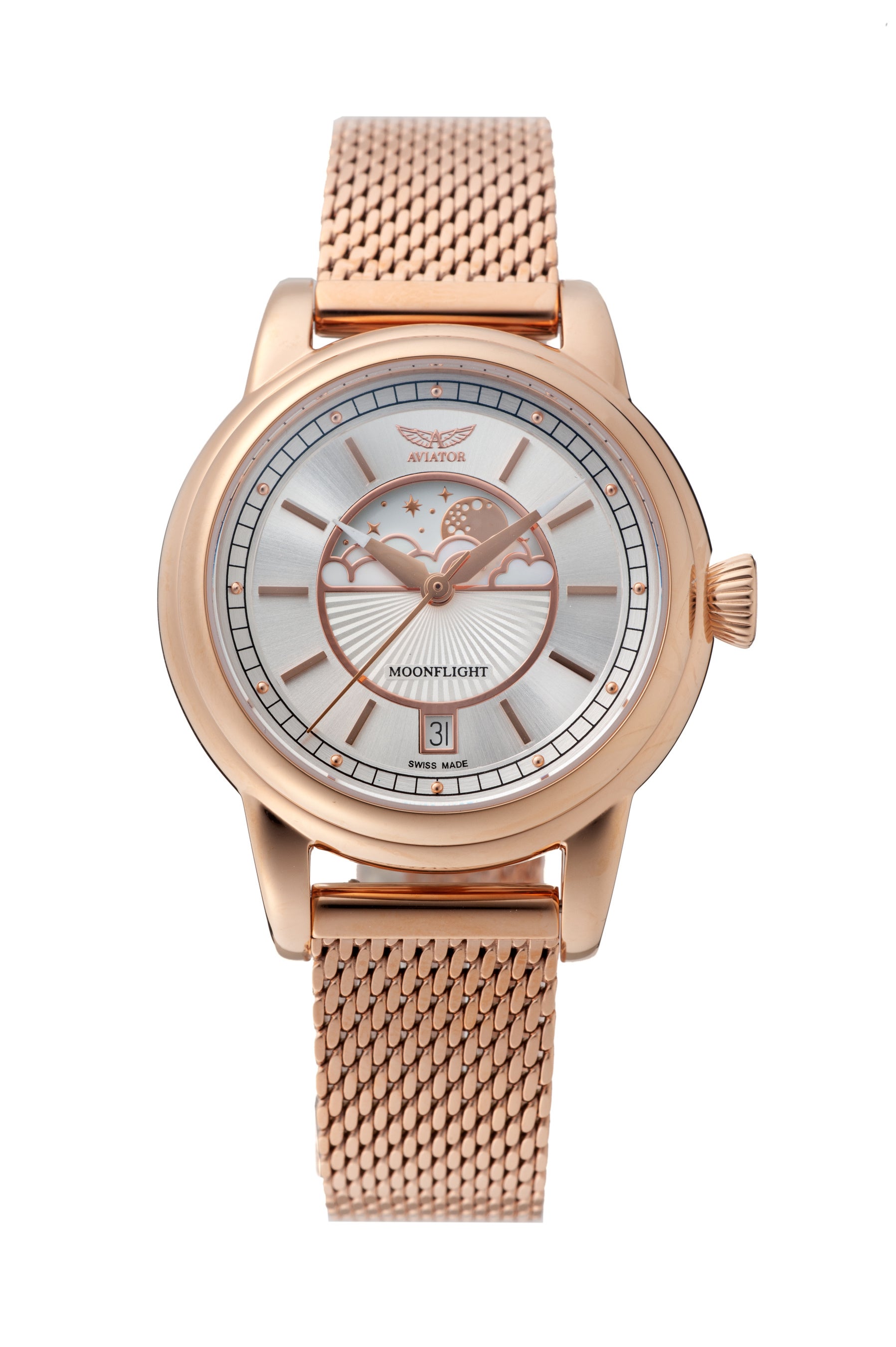 スイスメイドの腕時計ブランド〈AVIATOR(アビエイター)〉が