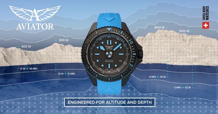スイス時計ブランド AVIATOR】「空」と「深海」を繋ぐ革新。極限環境下 スイス時計ブランド AVIATOR】「空」と「深海」を繋ぐ革新。極限環境下