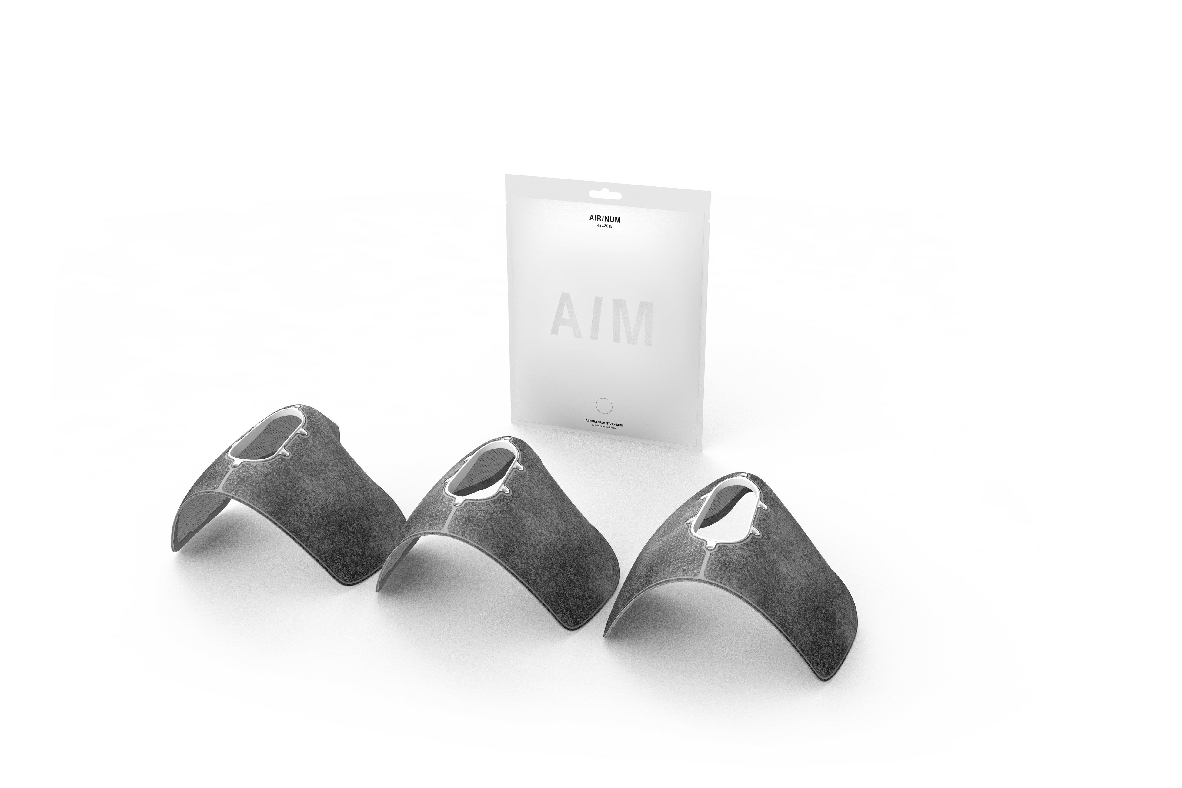 AIR FILTER ACTIVE - MINI - 3 PACK -交換用フィルター3枚入り、全１色、１サイズ（ML）、価格4,620円（税込）