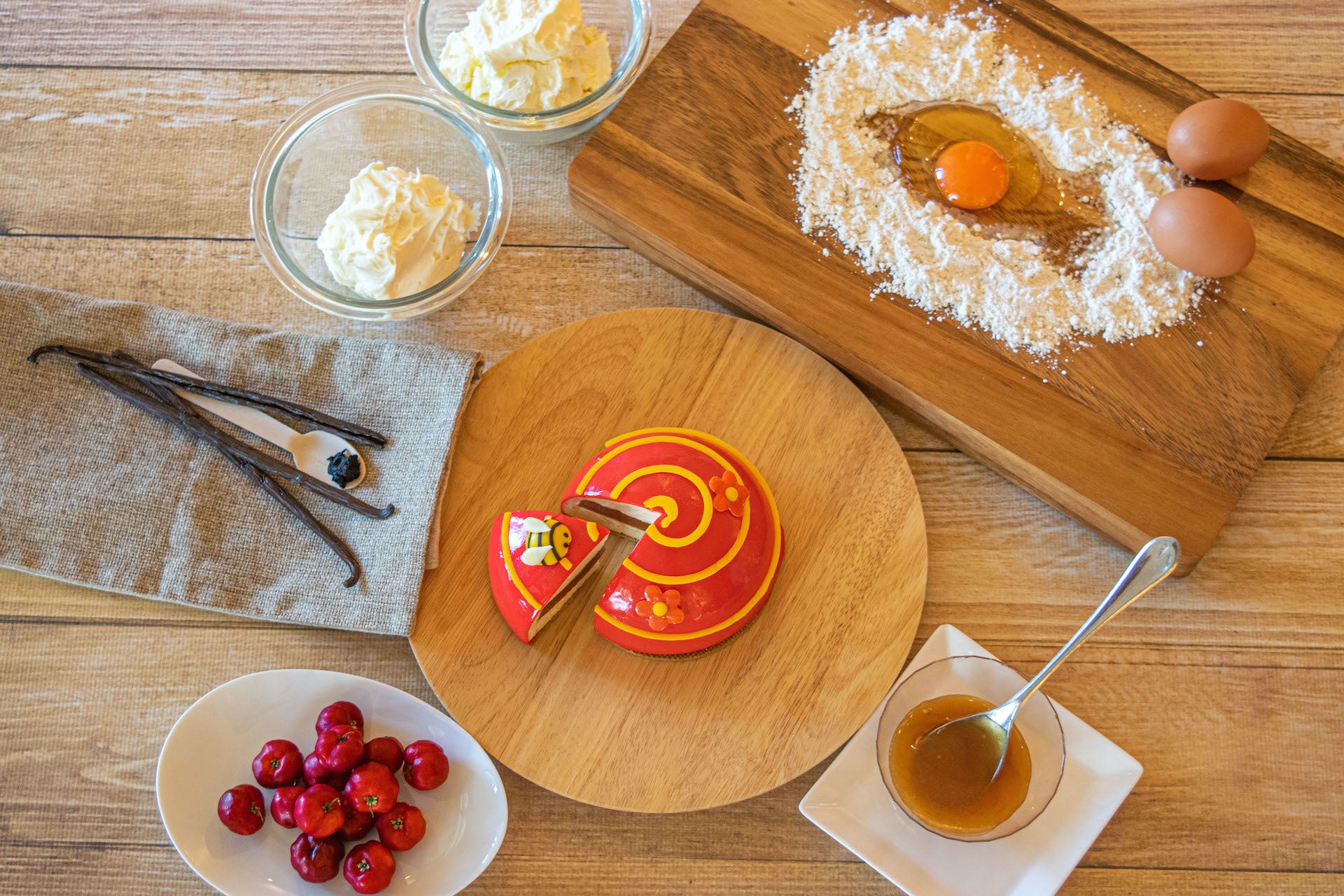 素材にこだわったチーズケーキ