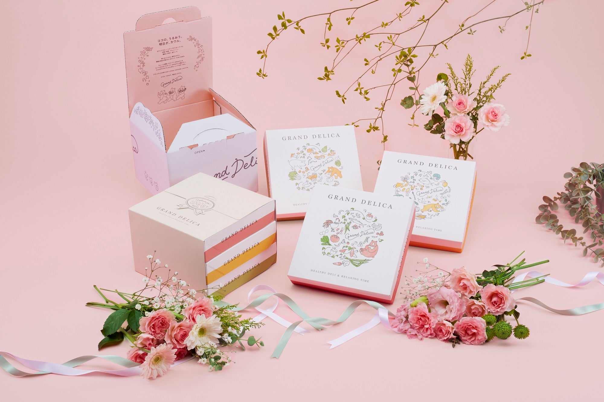 届いた瞬間、気分があがる「GRAND DELICA」 パッケージ（イメージ）