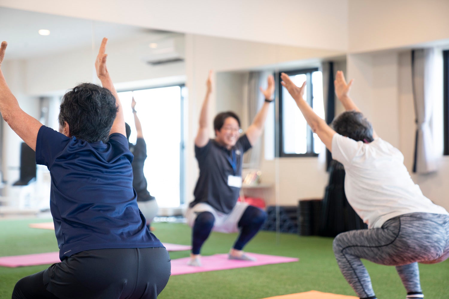 館内フィットネスでのトレーニング（イメージ）