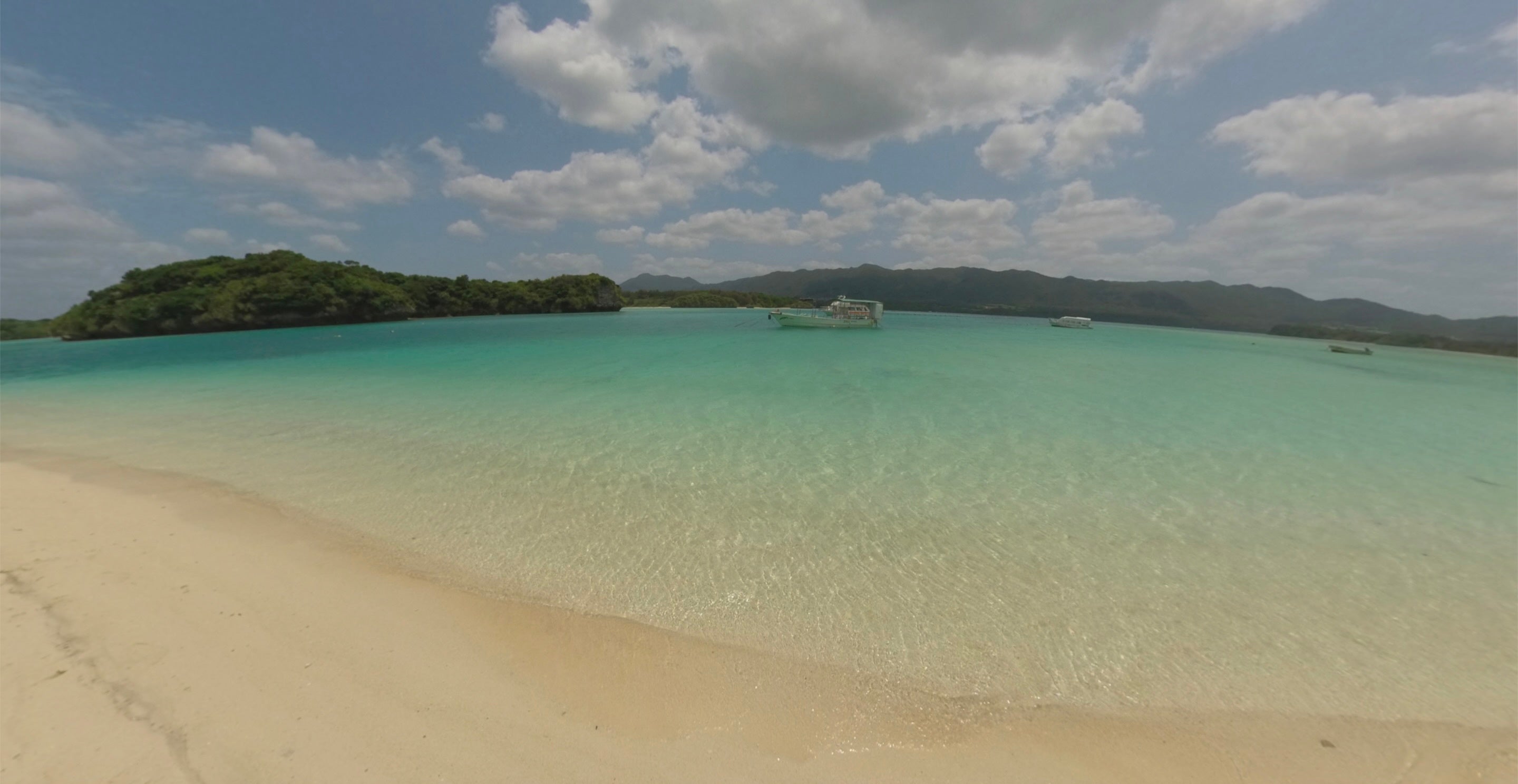 ゴーグル内のディスプレイで見えている旅行映像の一例（1）