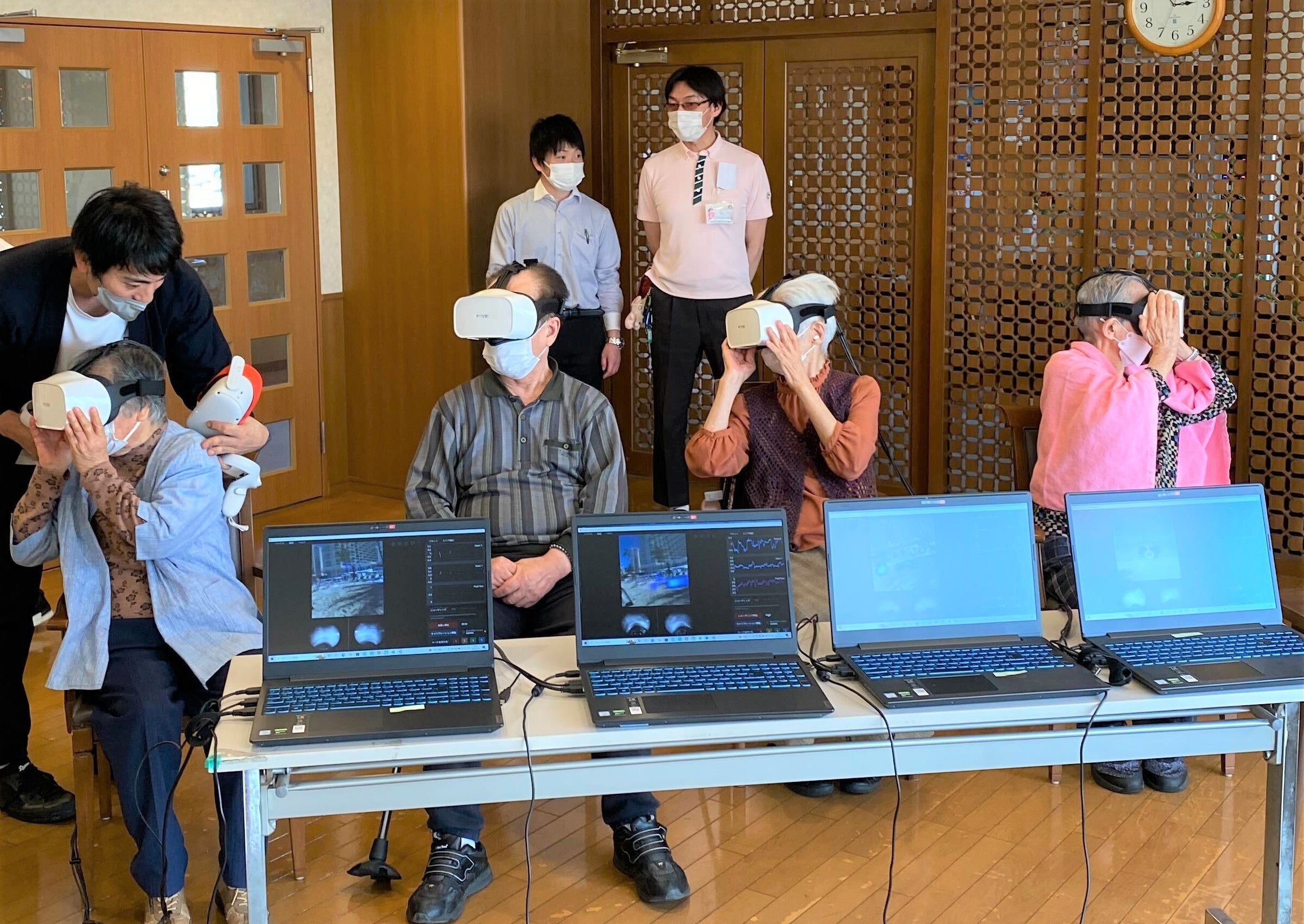 「クラシック・コミュニティ横浜」における実証実験の様子_2