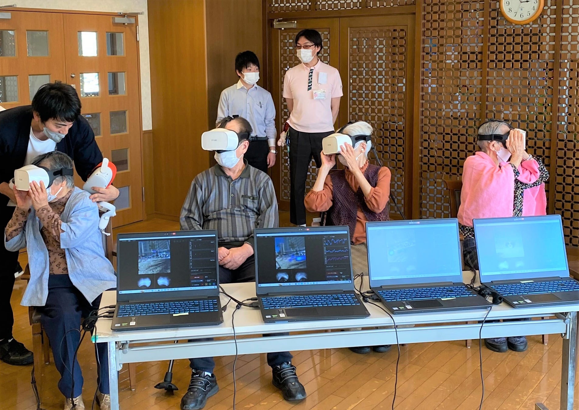 「クラシック・コミュニティ横浜」における実証実験の様子_2