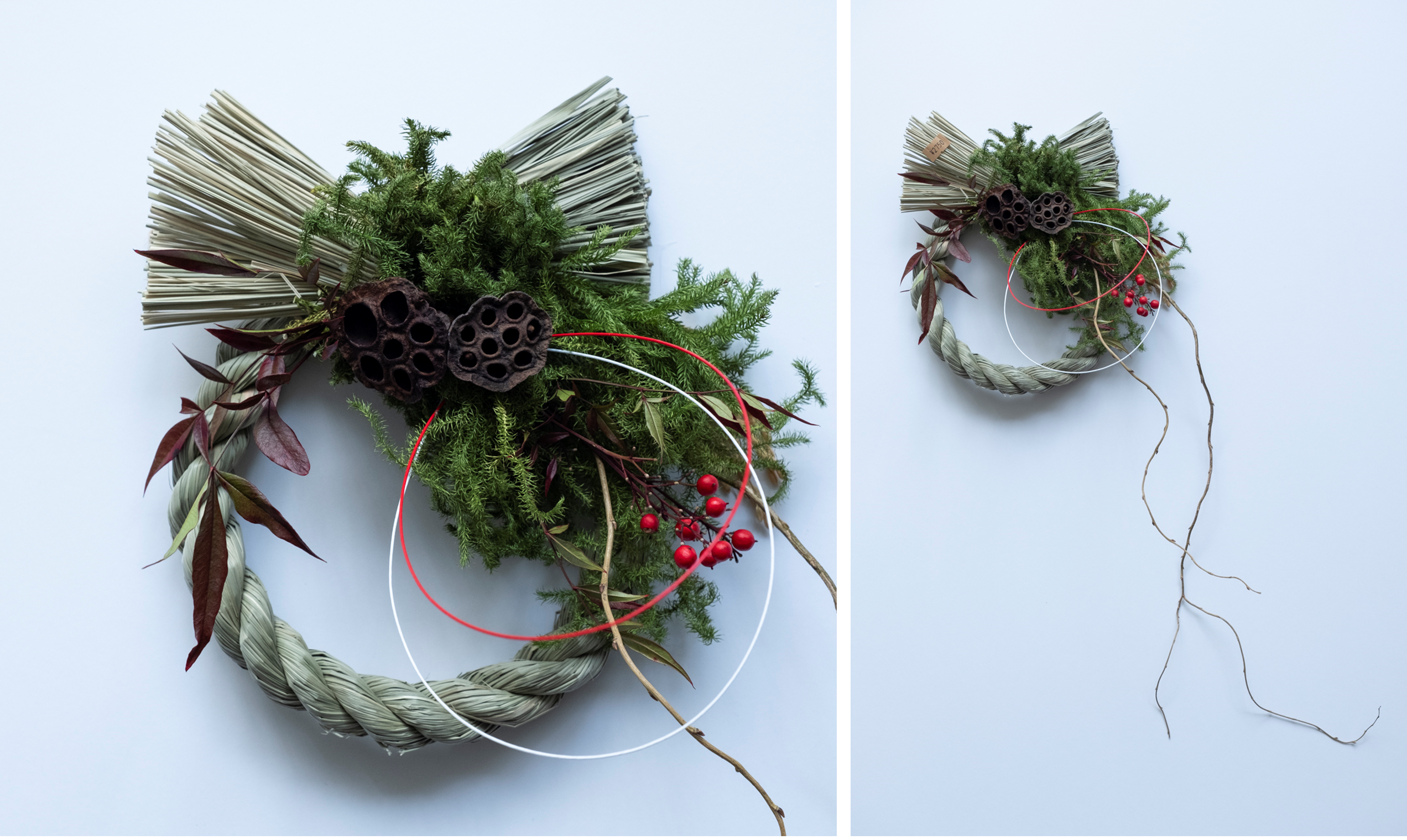 草月流師範・フラワーデザイナー 木内由果さんオリジナルお飾り　※写真はイメージです