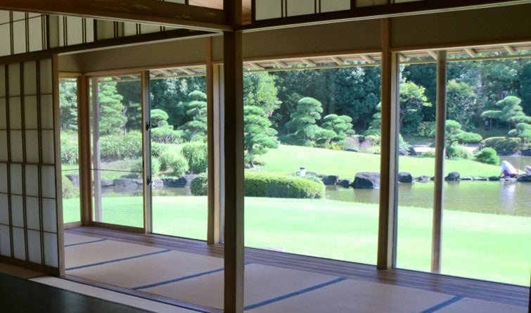 茶室『松籟亭（しょうらいてい）』からの眺め