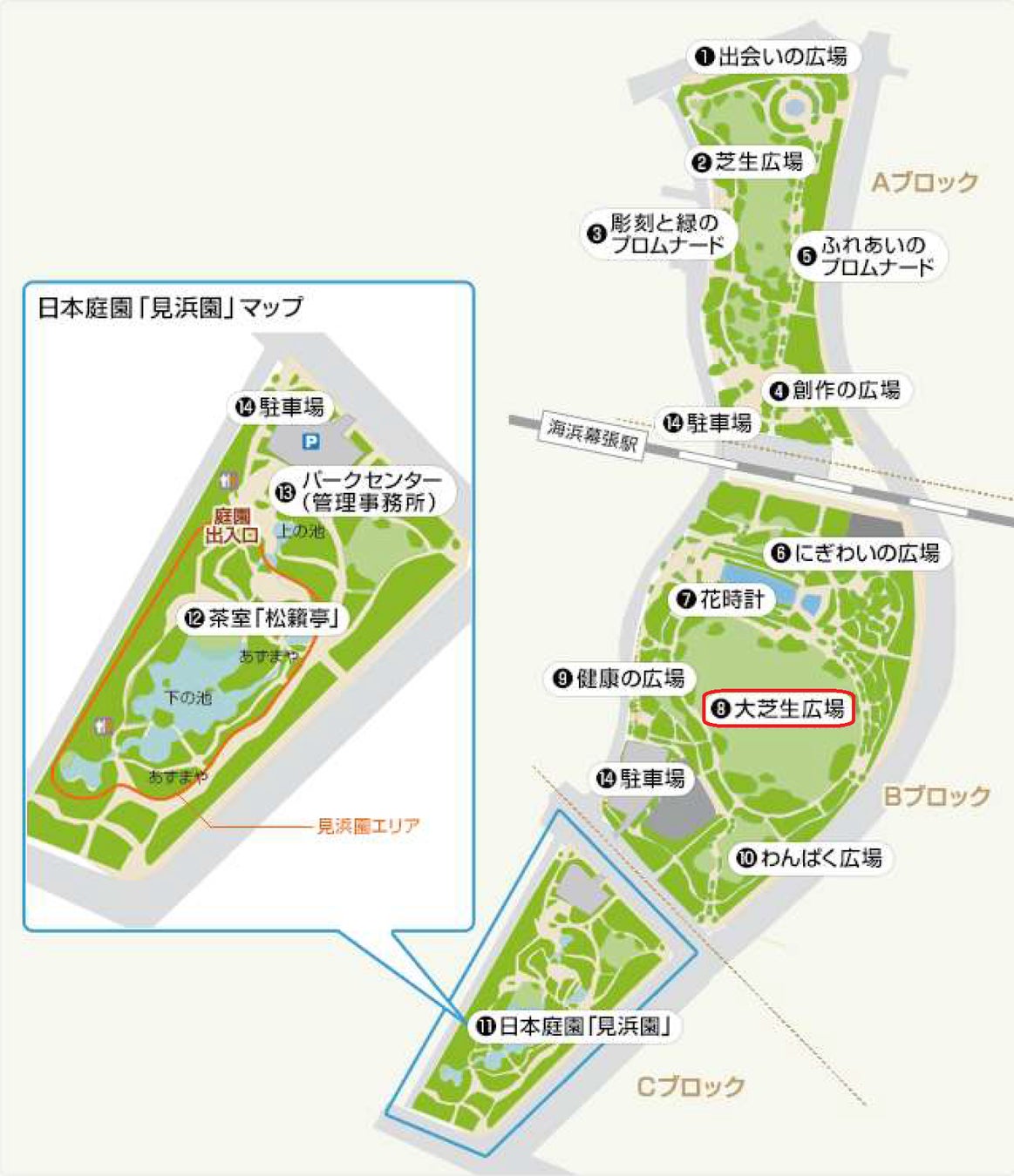 ドッグラン会場「Bブロック 大芝生広場 特設会場」