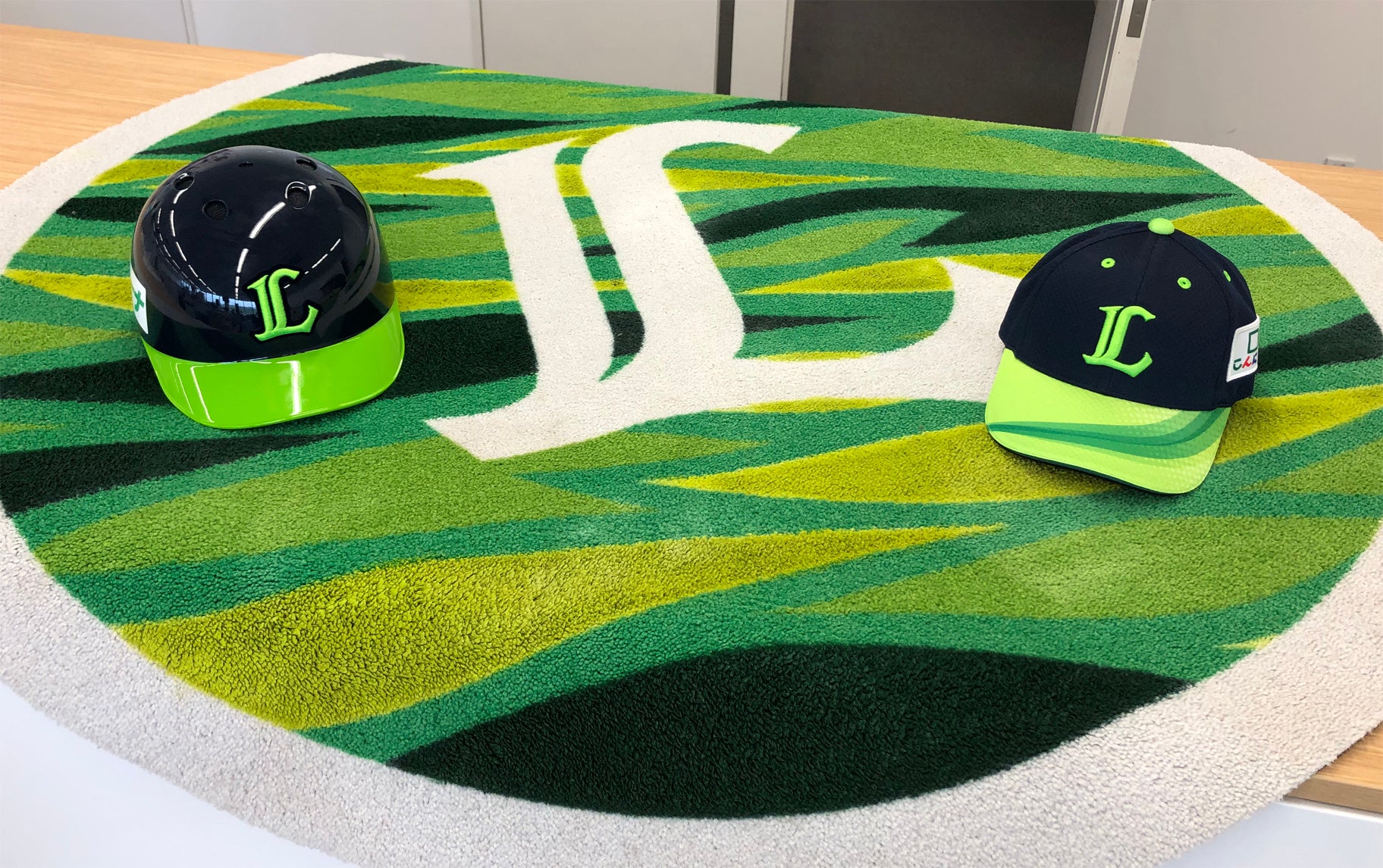 埼玉西武ライオンズ「GREEN UP! DAY」関係の展示も実施