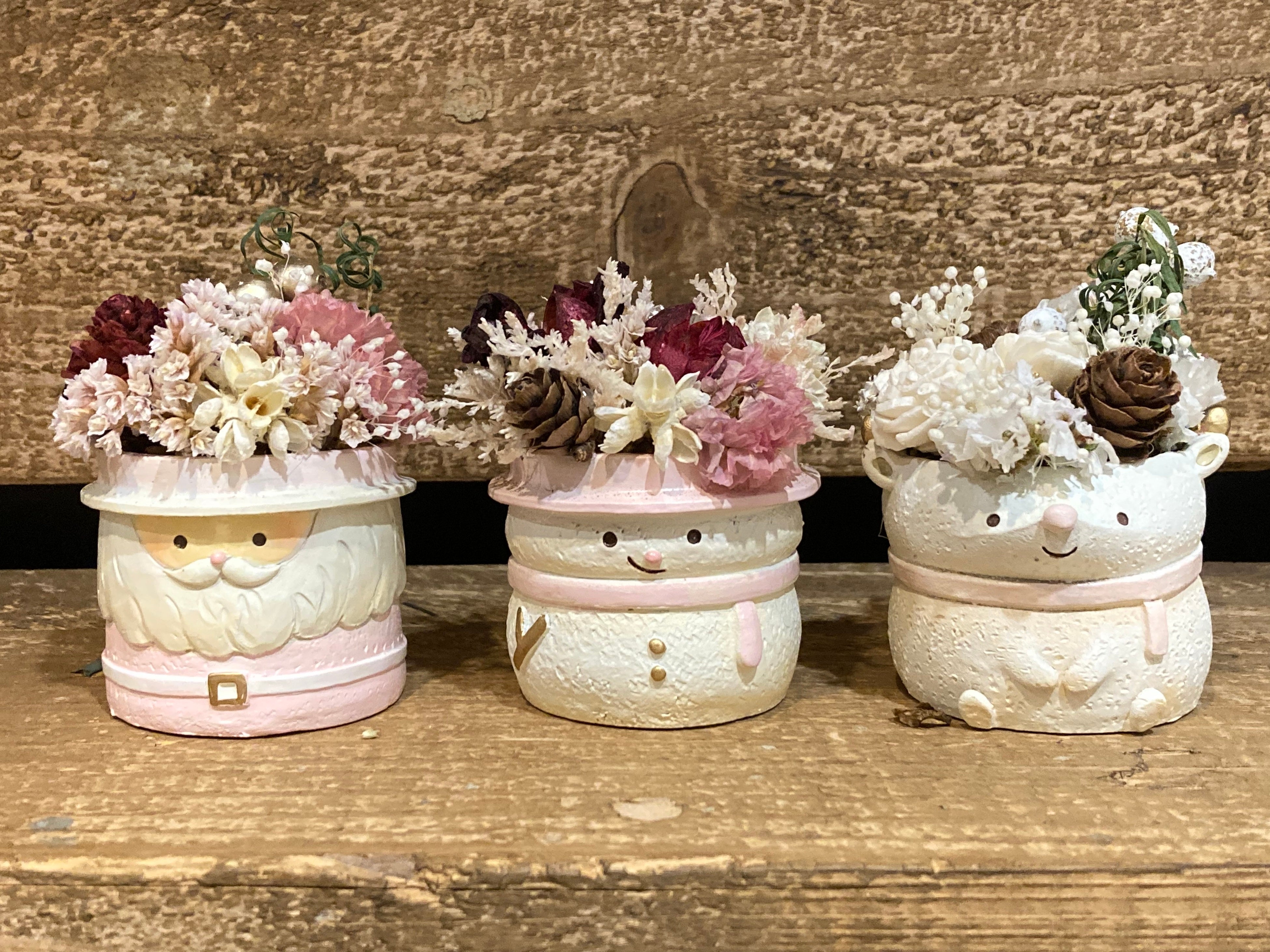 贈り物にもおすすめのかわいい「ミニ・クリスマスアレンジ」