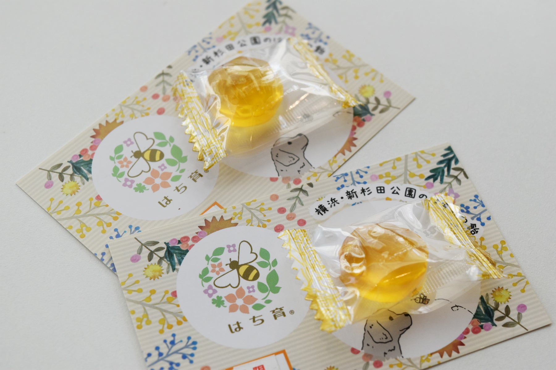 横浜市新杉田公園で採れた「公園産はちみつ」を使った飴をプレゼント！