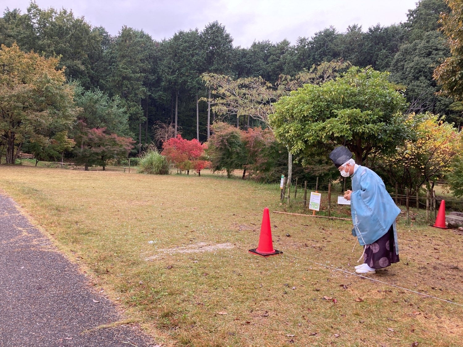 地鎮祭の様子（2022年11月1日）