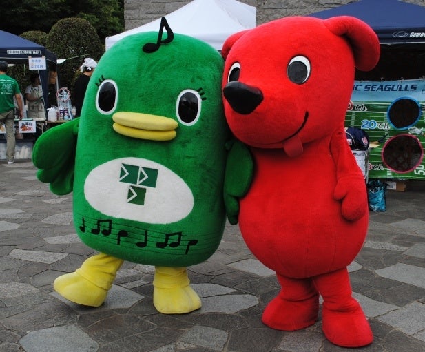 習志野市ご当地キャラクターのナラシド♪と千葉県公式キャラクターのチーバくんも登場します　※時間未定