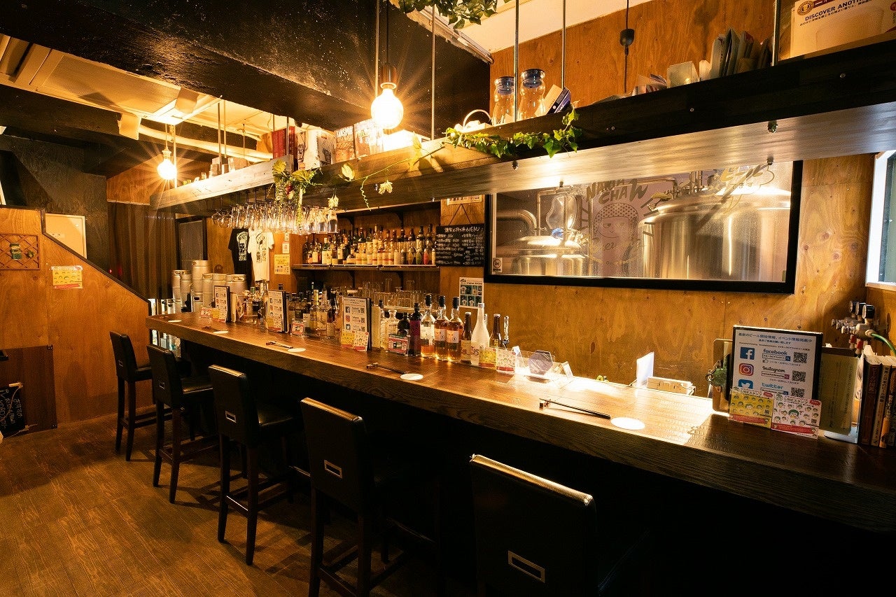 スモークビアファクトリー　大塚店（NAMACHAん Brewing）店内