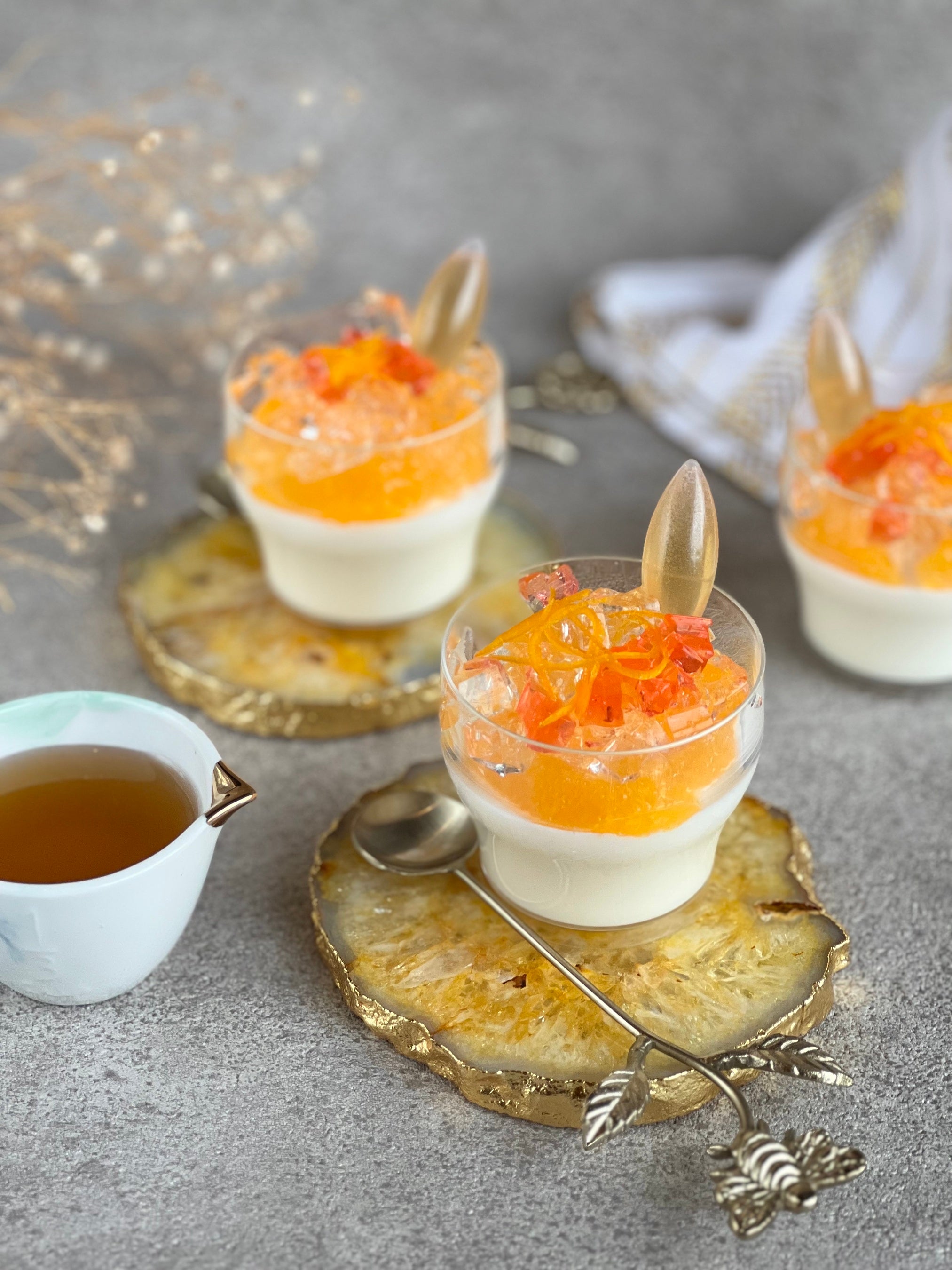 公園産はちみつを楽しめる「はちみつパンナコッタ」が初登場　※サマーウィーク期間中の土日祝限定