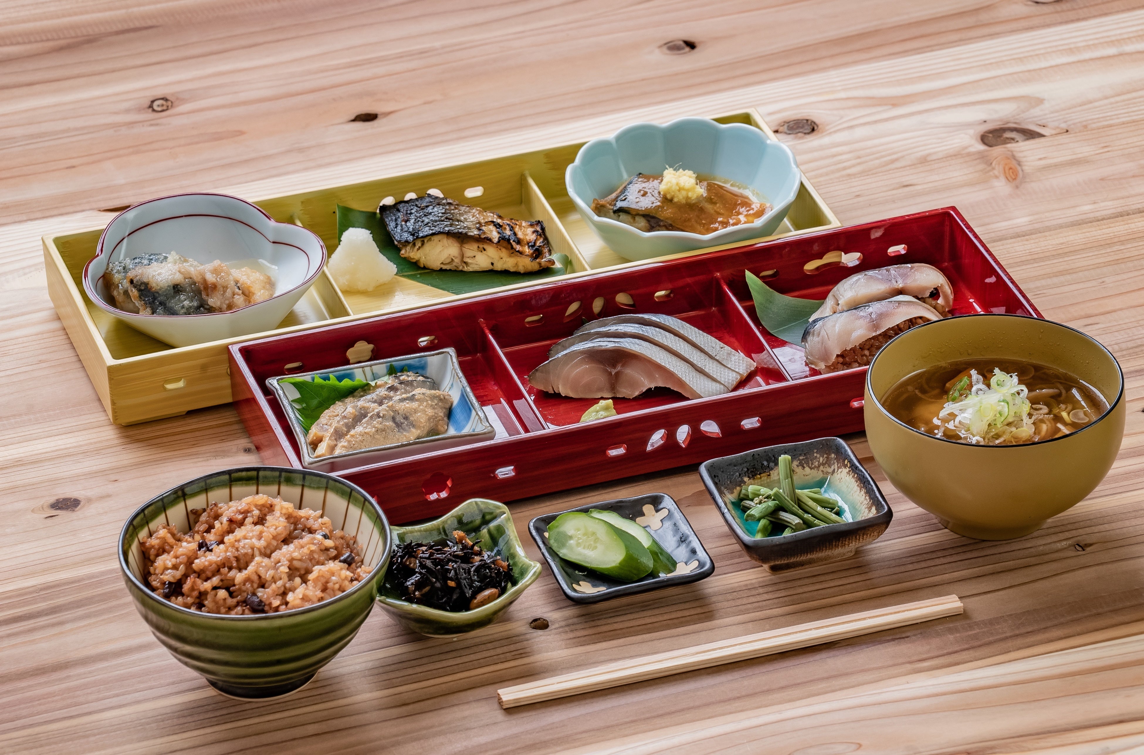 海なし県で旨い鯖を食す鯖づくし御膳