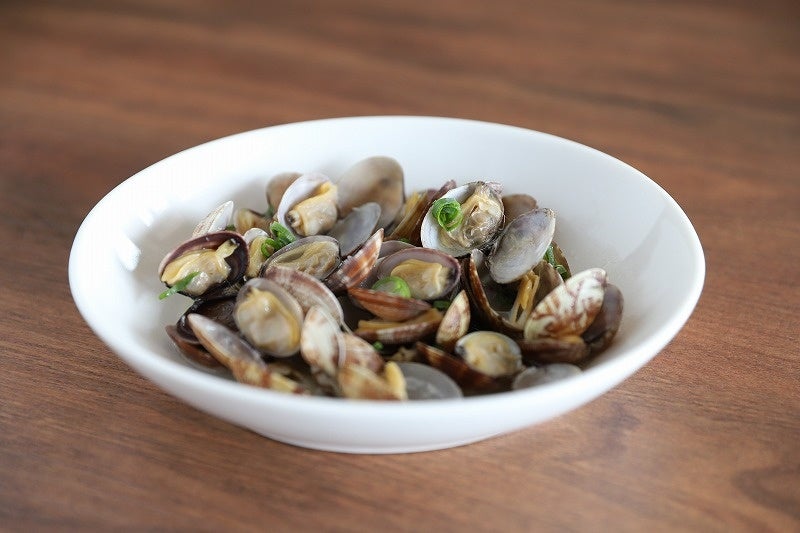 あさりの酒蒸しに