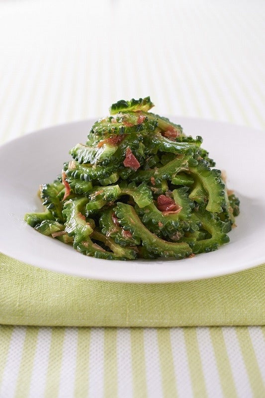 ＜炒めた夏野菜に＞