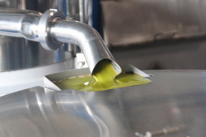 ▲檸檬色のオリーブオイルです。