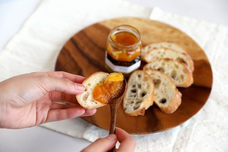 バゲットに伸ばして