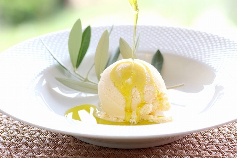 バニラアイスクリームに