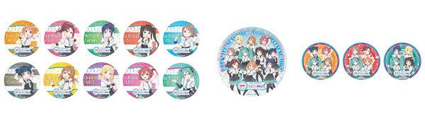 ▲ドリンクコースター 第1弾／全10種・ランダム ▲パフェコースター 第1弾／全3種 ▲フードコースター 第1弾／全1種