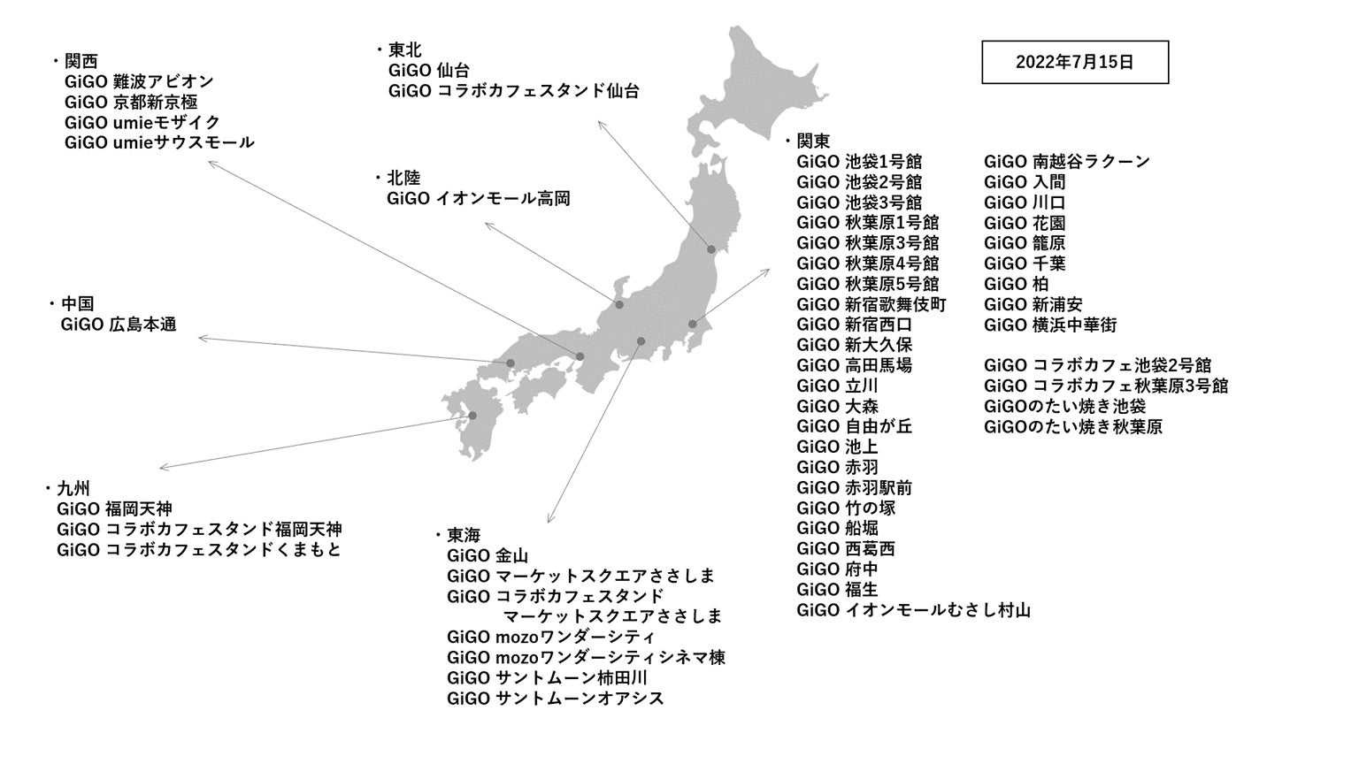 東京 埼玉 富山 兵庫 千葉に Gigo 19店舗 続々誕生 株式会社genda Gigo Entertainmentのプレスリリース 東京 埼玉 富山 兵庫 千葉に Gigo 19店舗 続々誕生 株式会社genda Gigo Entertainmentのプレスリリース