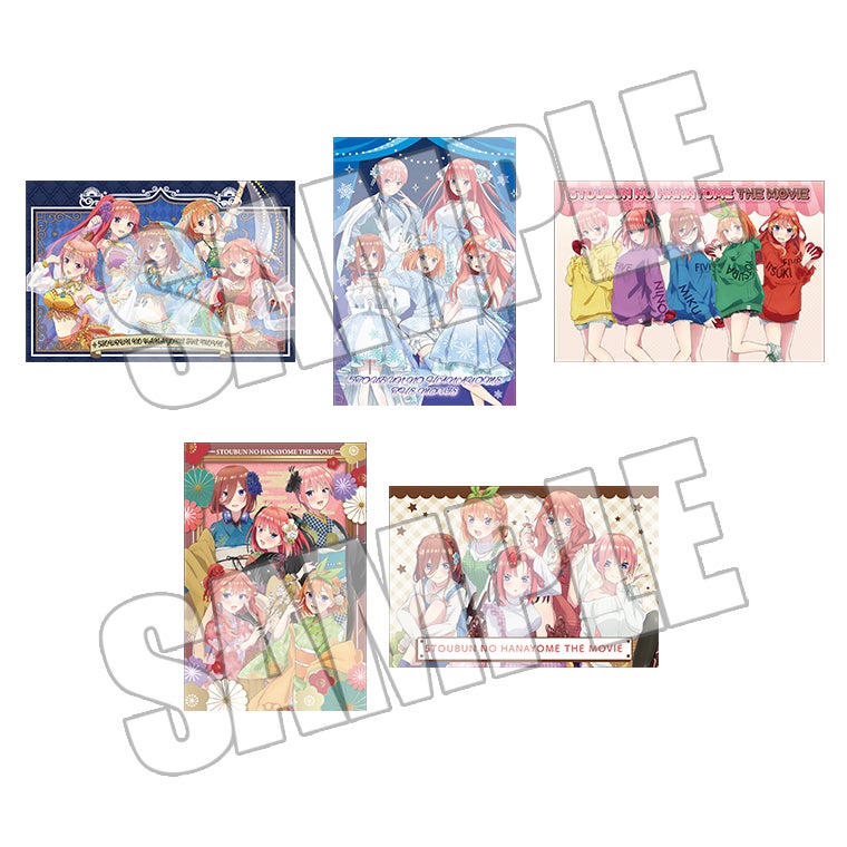 五等分の花嫁 ~AU-COOP 蔵出し市 2025~ アクリルスタンド 5種 映画 『五等分の花嫁』AU-COOP蔵出し市-全国キャラバン- 」開催