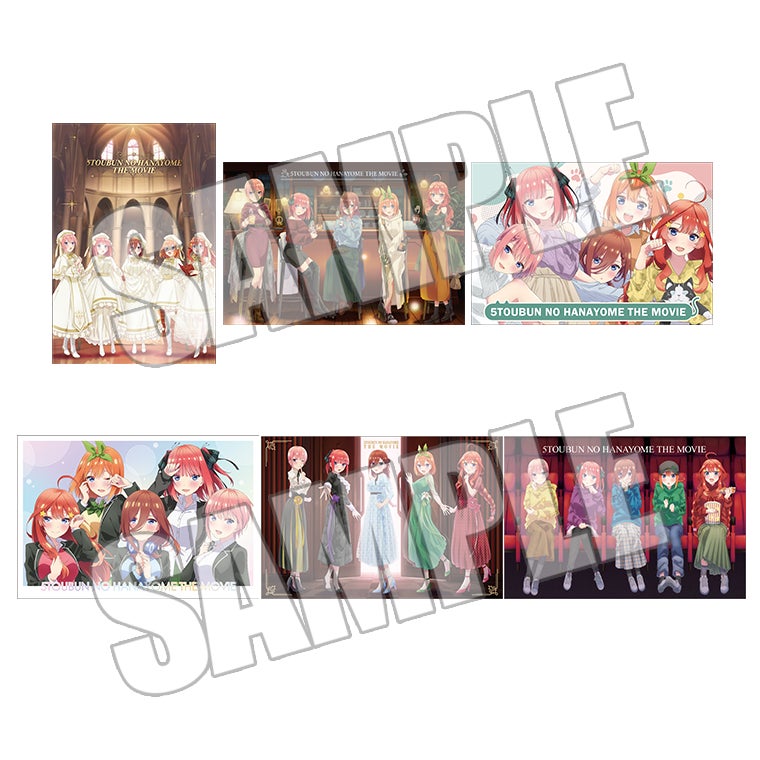 五等分の花嫁 ~AU-COOP 蔵出し市 2025~ クリアファイル 全種 映画 『五等分の花嫁』AU-COOP蔵出し市-全国キャラバン- 」開催