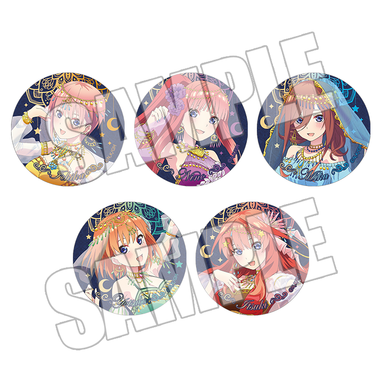 五等分の花嫁 AU-COOP蔵出し市 FIVE Memories 缶バッジ 三玖 三