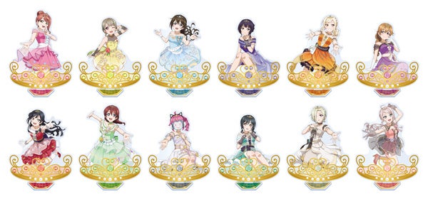 ▲ビッグアクリルスタンド(ニジガク ブリリアントジュエリー) (全12種) 【サイズ】最大H約150mm ※メンバーによりサイズが異なります。