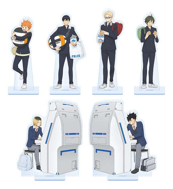 ▲GiGO コラボカフェ ハイキュー!! アクリルスタンド (全6種) 【サイズ】最大H約150mm