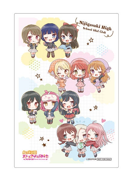 雑貨　全12種セット 「GiGOコラボカフェ ラブライブ!虹ヶ咲学園スクールアイドル同好会 Let’s にじパフェ! アートパネル(ニジガク Let’s にじパフェ!)」 GiGO コラボカフェ 『ラブライブ！虹ヶ咲学園スクールアイドル