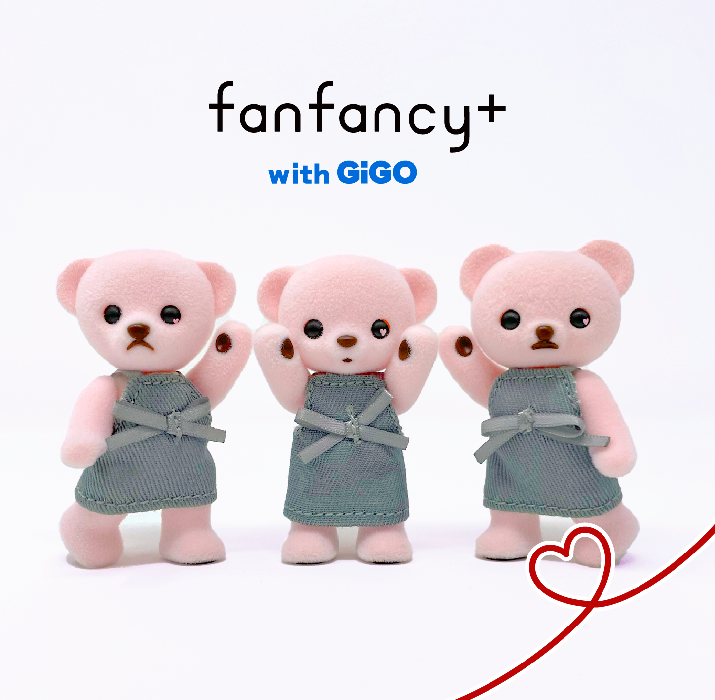 fanfancy+ with GiGO×Honeybear」オリジナルデザインハニーベア販売の