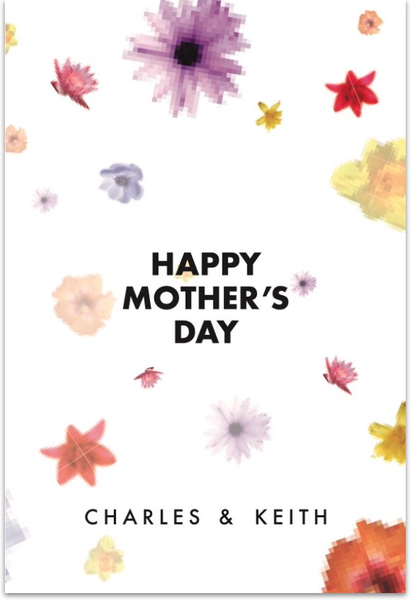 母の日ギフトには感謝のメッセージを添えて ピクセルフラワーの 母の日限定メッセージカード を購入者全員にプレゼント Charles Keith Japan 合同会社のプレスリリース 母の日ギフトには感謝のメッセージを添えて ピクセルフラワーの 母の日限定メッセージカード を購入者全員にプレゼント Charles Keith Japan 合同会社のプレスリリース