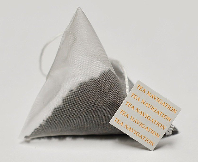 テトラ型ナイロンメッシュのティーバッグを使用
