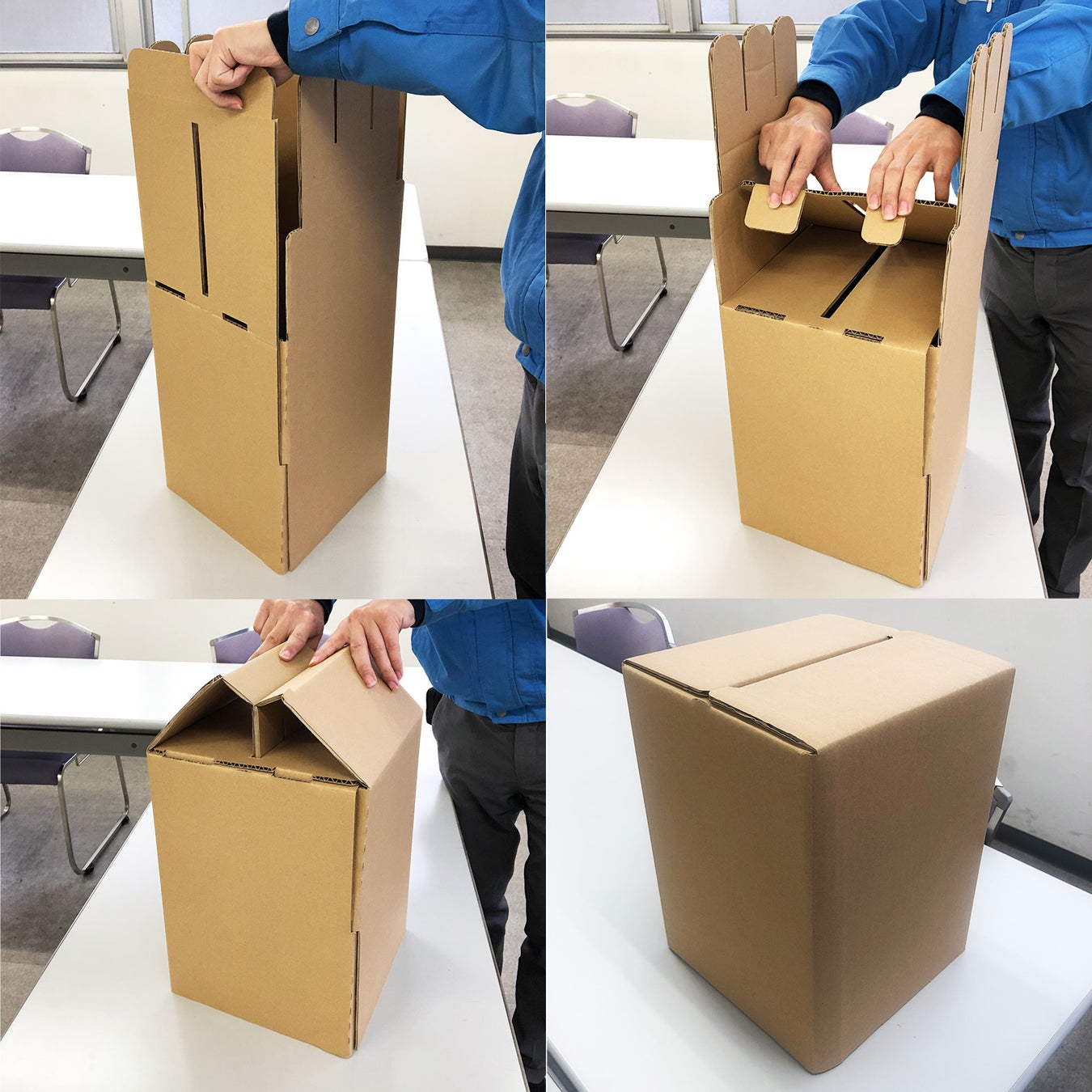 スムーズに取り出し、組み立て可能