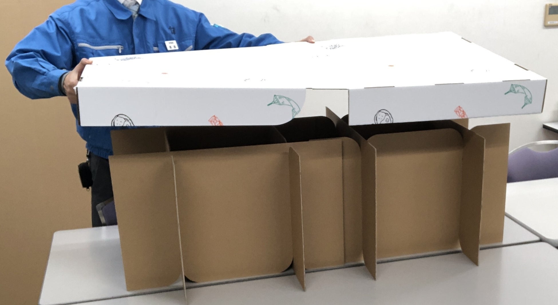 スムーズに取り出し、組み立て可能