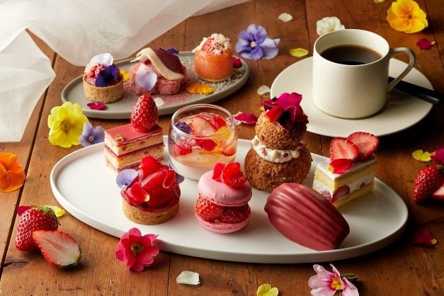 Floral Strawberry Afternoon Tea