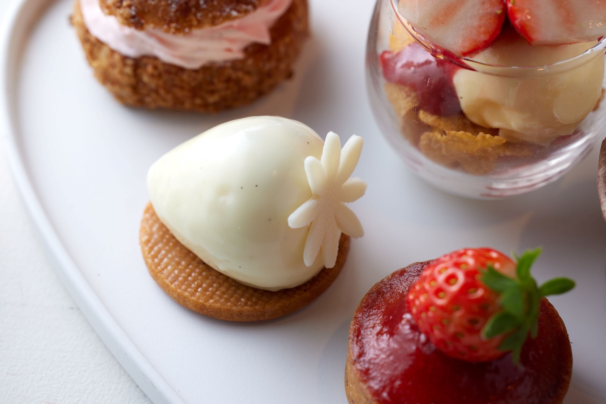 バニラストロベリームース