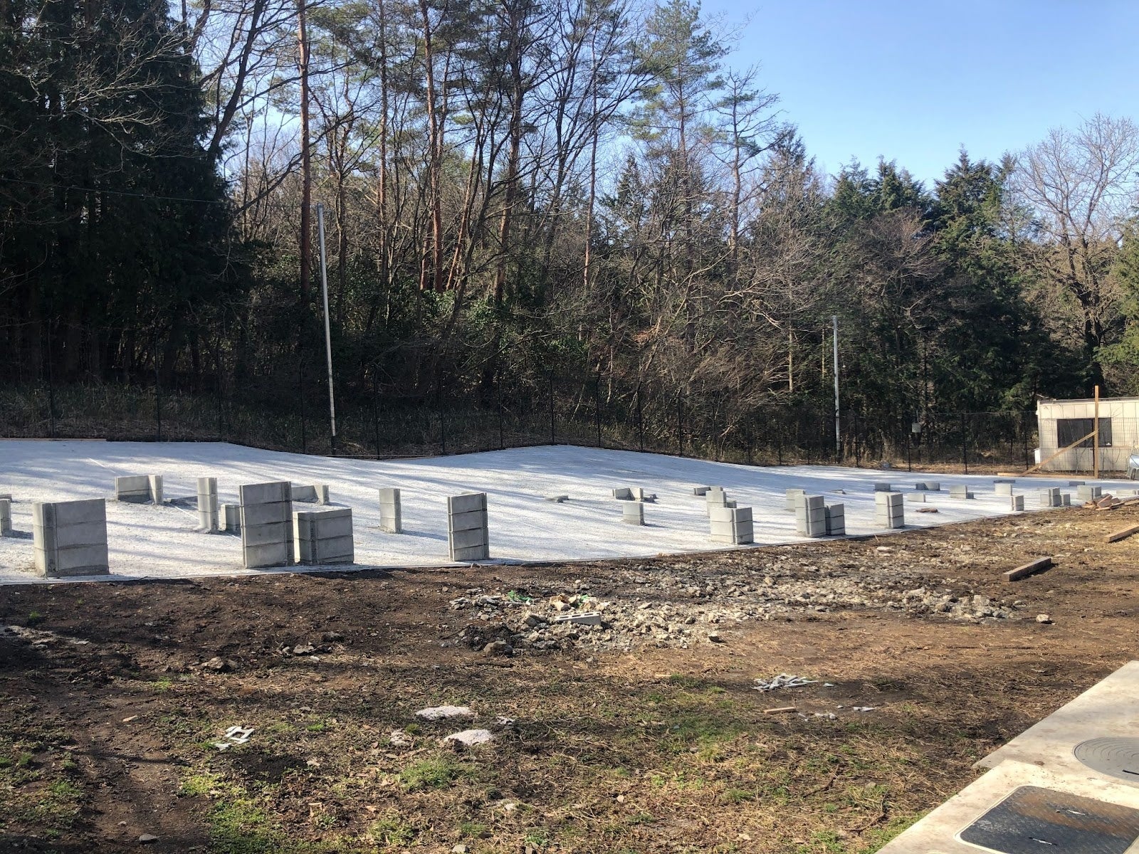 増設工事中の現場