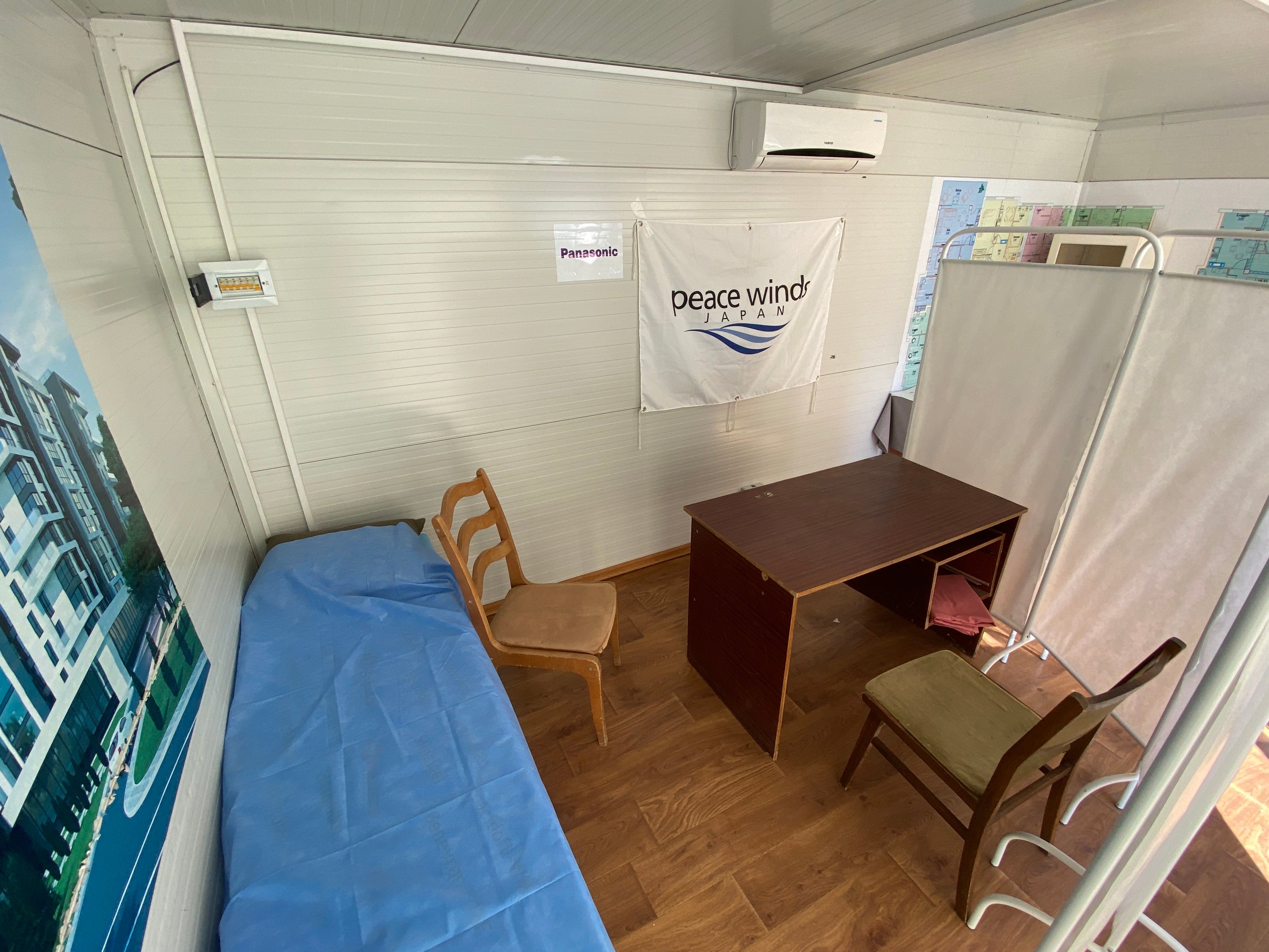 開設した仮設診療所