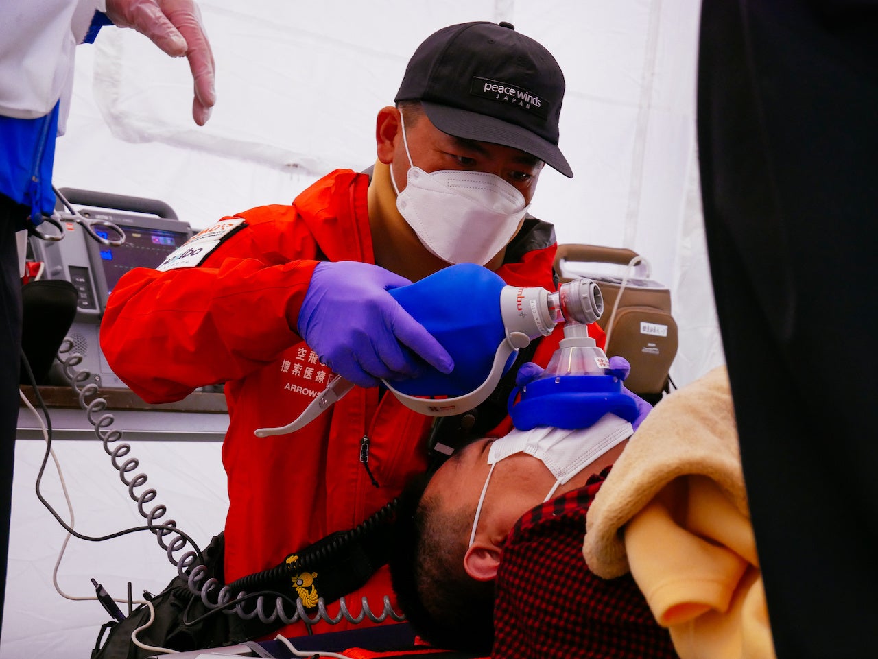 前回の訓練の様子