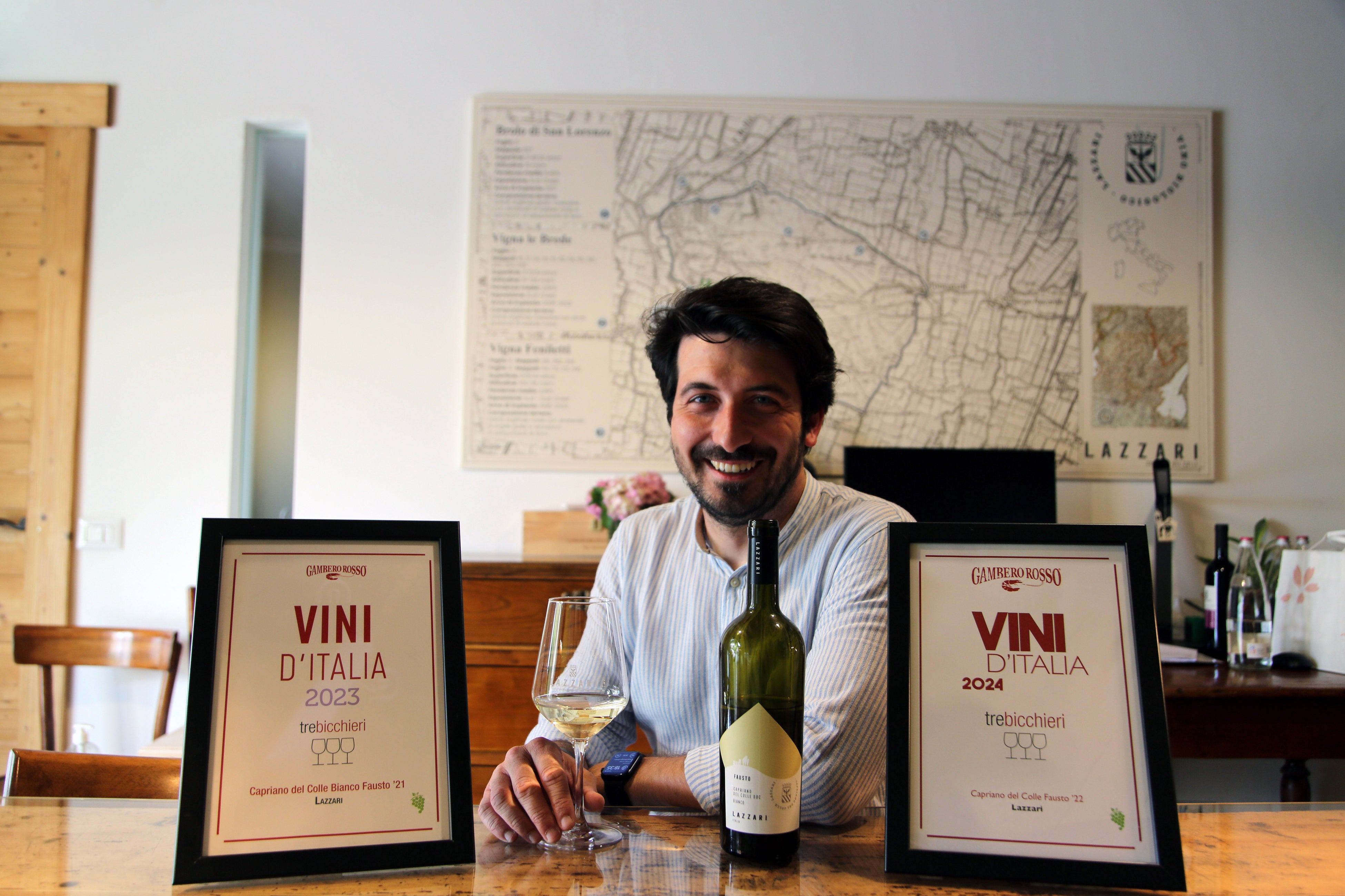 2年連続トレビッキエーリ受賞の生産者 ラッザリ